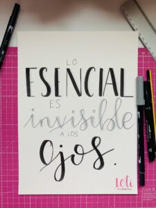 «Lo esencial es invisible a los ojos»