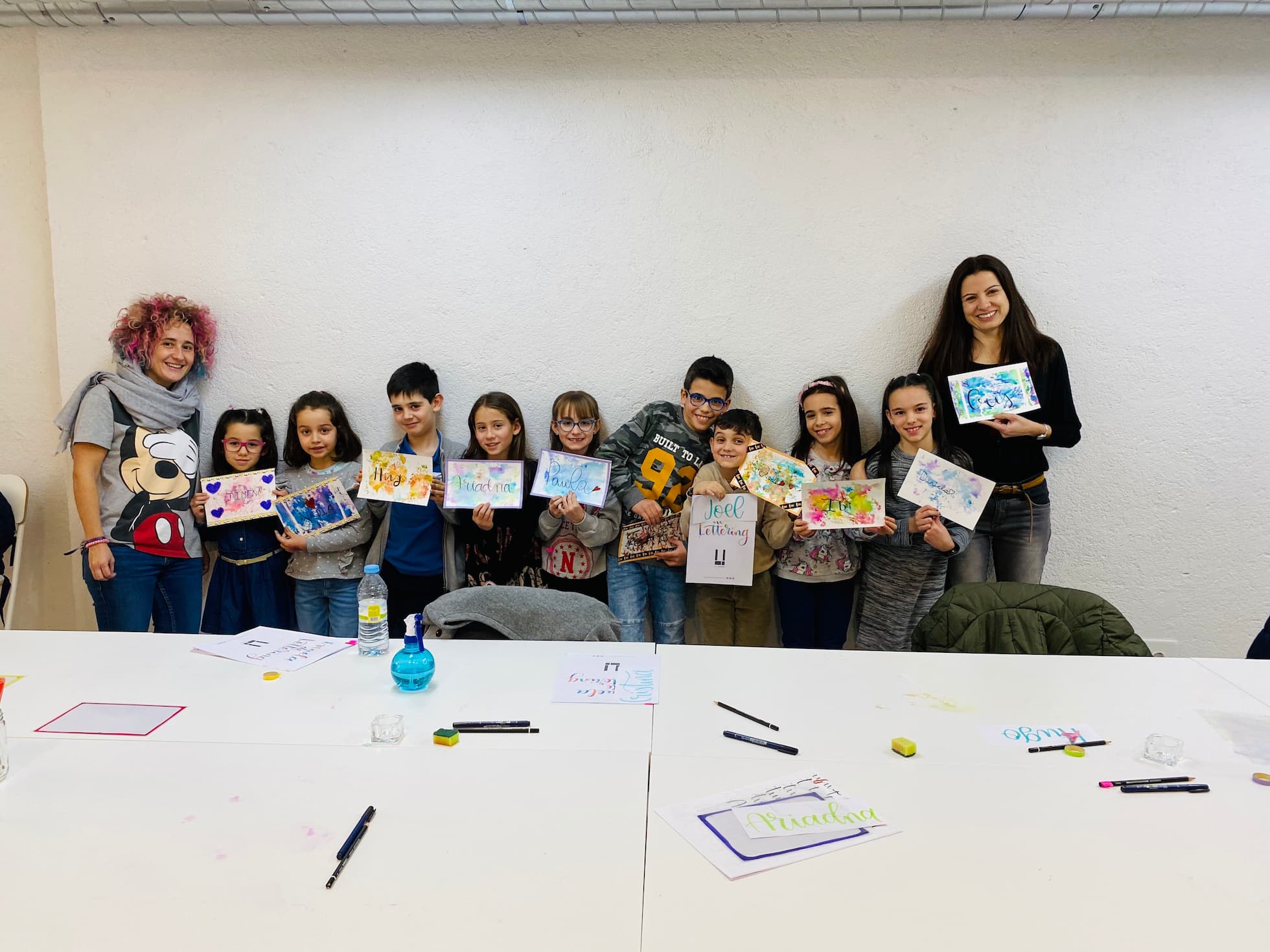 Lettering niños Castellanos de Moriscos