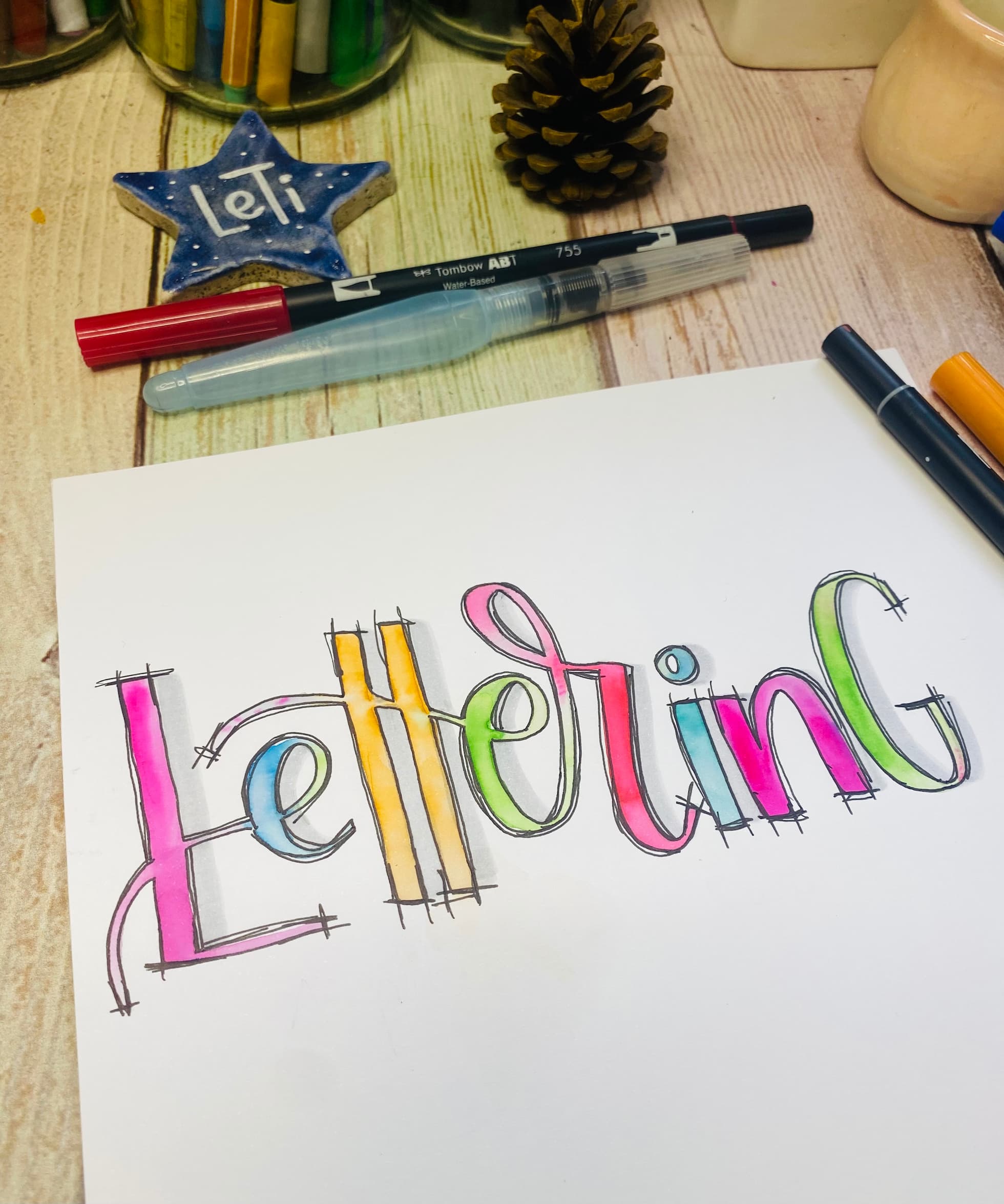 Escuela de Lettering | pequenas grandes cousas
